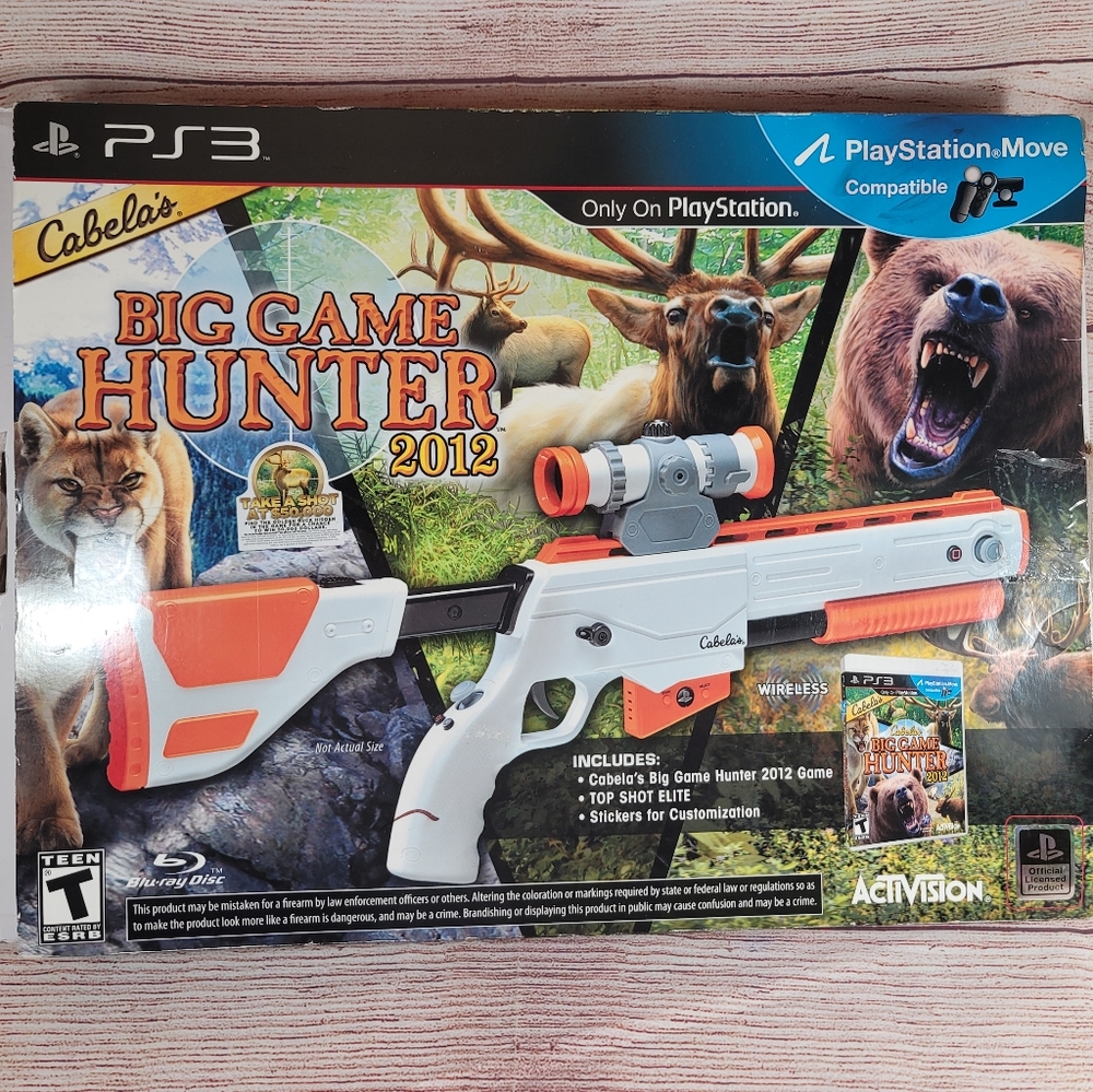 PS3  Cabela's Big Game Hunter 2012 no game